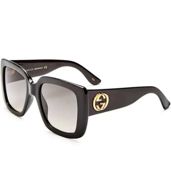 Gucci Sunglasses - Black Gradient chic oversized square design - NEW main image 10
